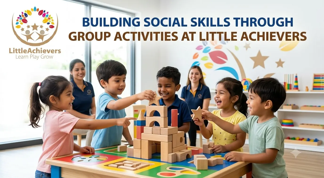 Building Social Skills Through Group Activities at Little Achievers
