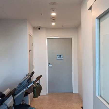 Hallway with Stroll storage